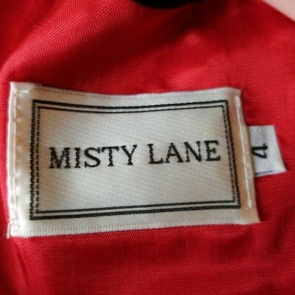 Red Black White PLAID Midi DRESS MISTY LANE Union - Picture 6 of 8